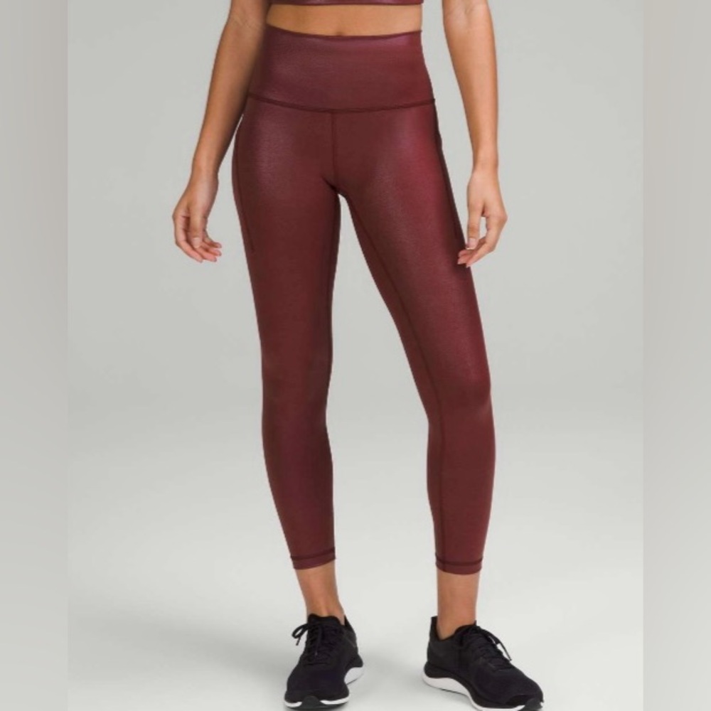 Never worn. 25” merlot foil Wunder train